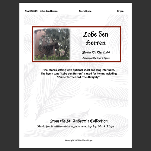 Lobe den Herren (Praise To The Lord) - StA H00129