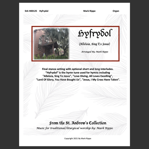 Hyfrydol (Alleluia, Sing To Jesus)  StA H00125