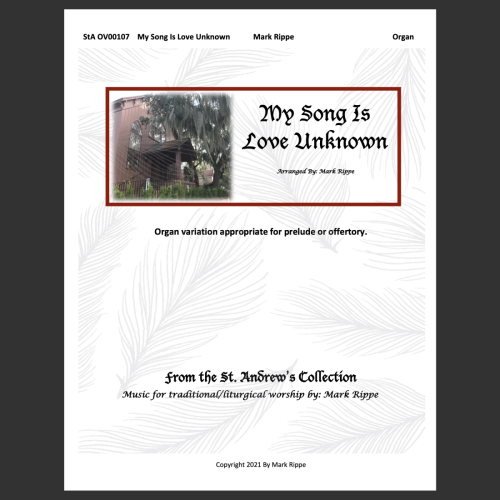 My Song Is Love Unknown - Variation (StA OV00107)