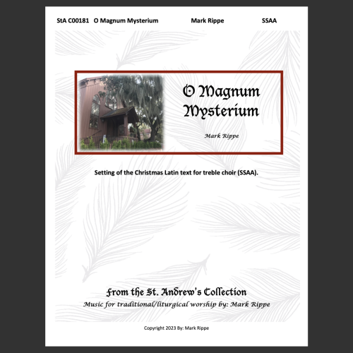 O Magnum Mysterium - SSAA (StA C00181)